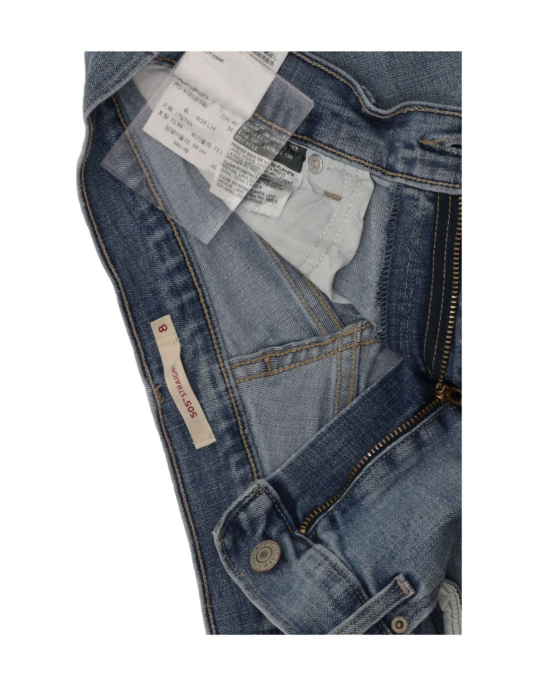 LEVI'S Womens 505 Denim Shorts US 8 Medium W29  Blue Cotton Vintage Levi's and Second-Hand Levi's from Messina Hembry 
