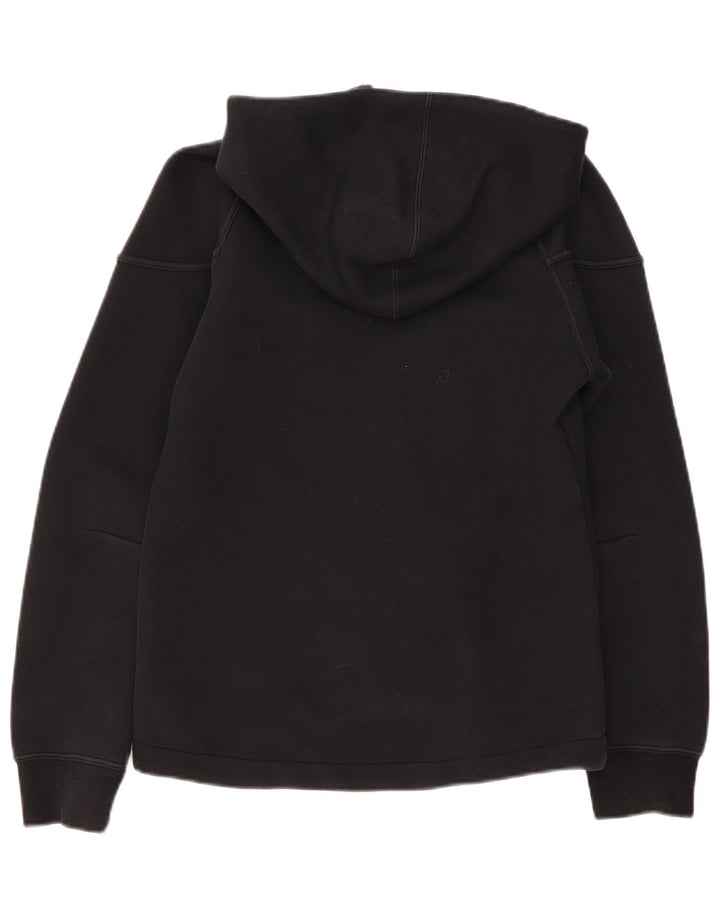 Nike Mens Zip Hoodie Sweater Small Black Cotton