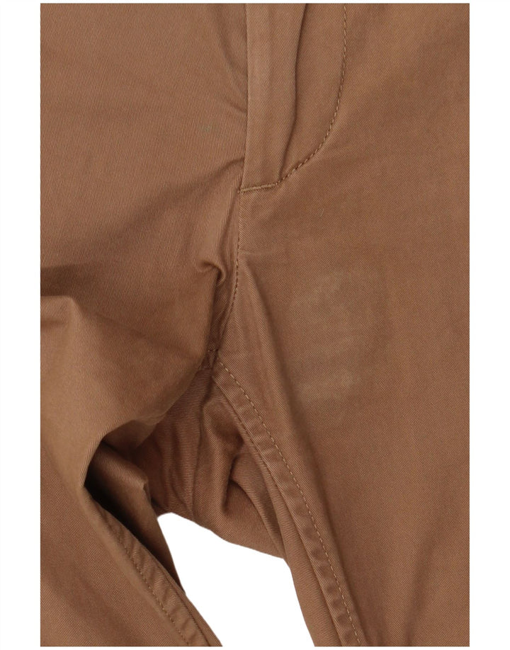TIMBERLAND Mens Straight Chino Trousers W31 L32  Brown