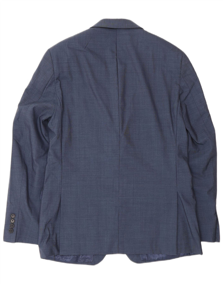 Dkny Mens 2 Button Blazer Jacket UK 38 Medium Navy Blue