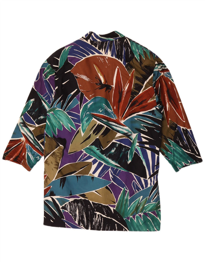 Deni-Cler Womens Oversized Cardigan Top IT 42 Medium Multicoloured Floral