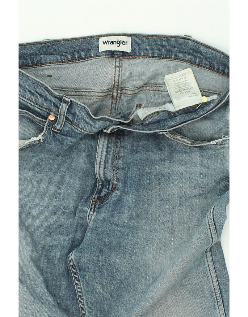 WRANGLER Mens Greensboro Slim Jeans W34 L34 Blue Cotton Vintage Wrangler and Second-Hand Wrangler from Messina Hembry 