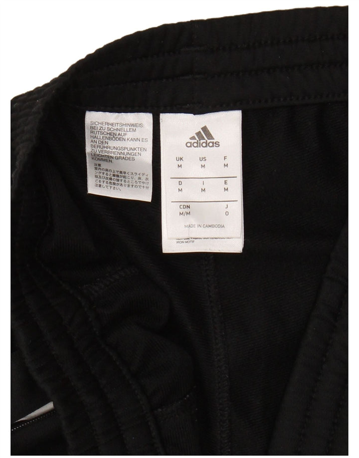 ADIDAS Mens Tracksuit Trousers Joggers Medium  Black Polyester