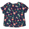 Gant Womens Blouse Top UK 16 Large Navy Blue Floral