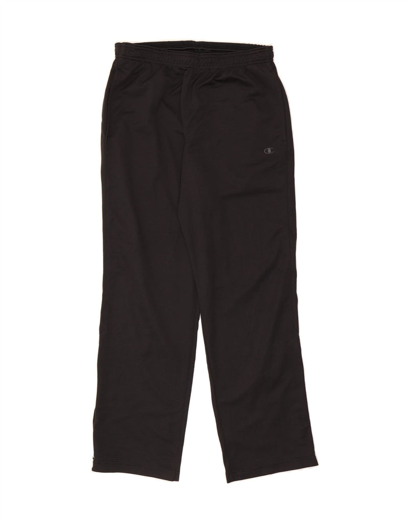 CHAMPION Mens Double Dry Tracksuit Trousers Medium  Black Polyester Vintage Champion and Second-Hand Champion from Messina Hembry 