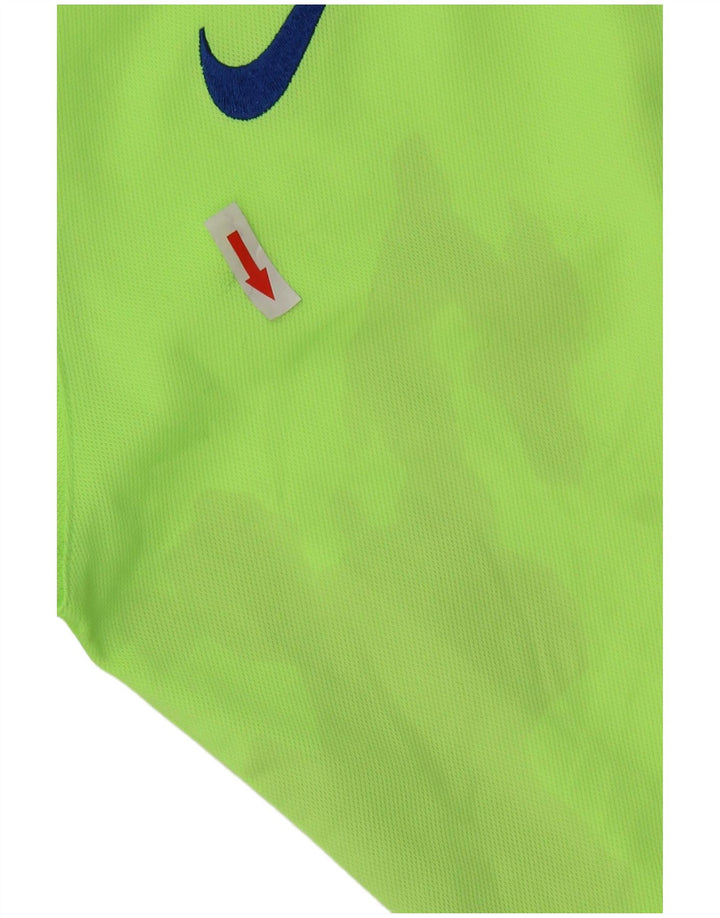 Nike Mens FCB Tracksuit Top Jacket Small Green Colourblock Polyester