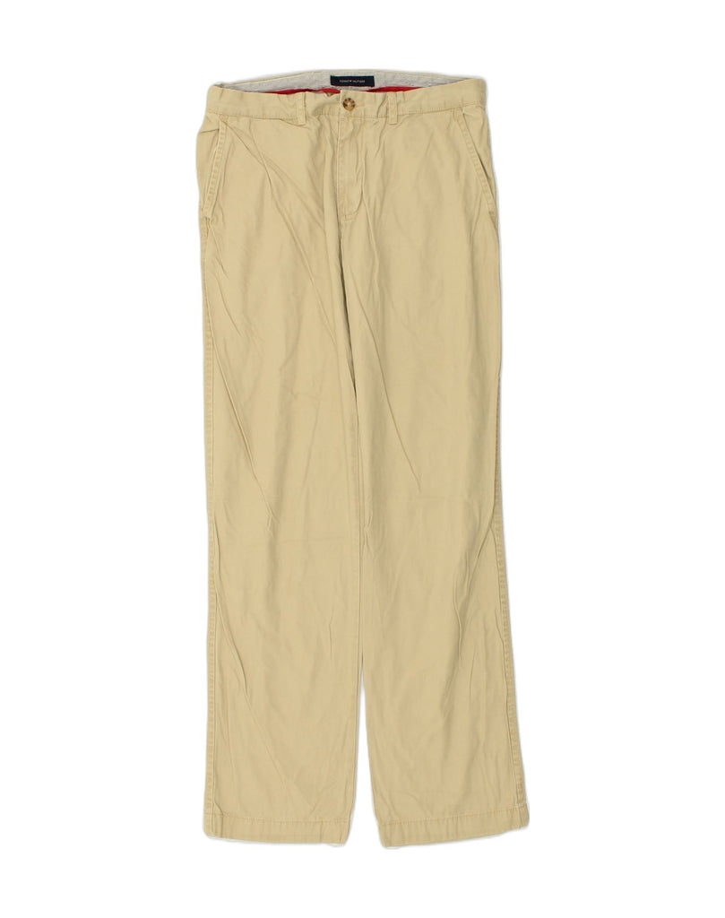 TOMMY HILFIGER Womens Straight Chino Trousers W32 L34  Beige | Vintage Tommy Hilfiger | Thrift | Second-Hand Tommy Hilfiger | Used Clothing | Messina Hembry 