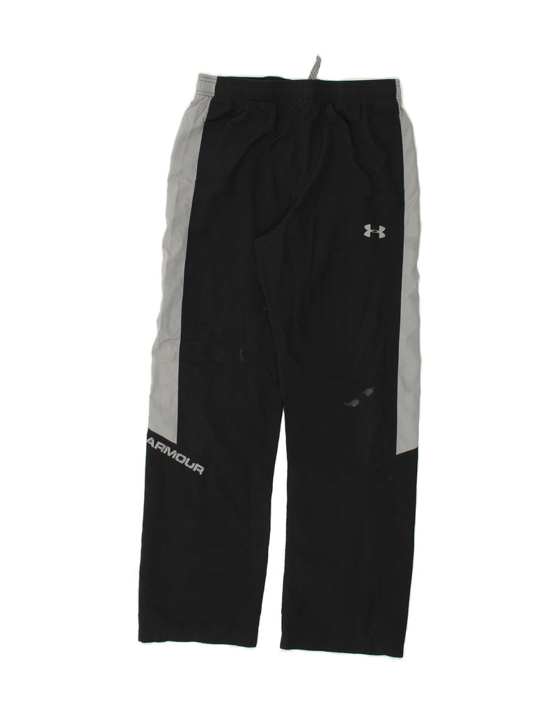 UNDER ARMOUR Boys Graphic Tracksuit Trousers 15-16 Years XL Black | Vintage Under Armour | Thrift | Second-Hand Under Armour | Used Clothing | Messina Hembry 