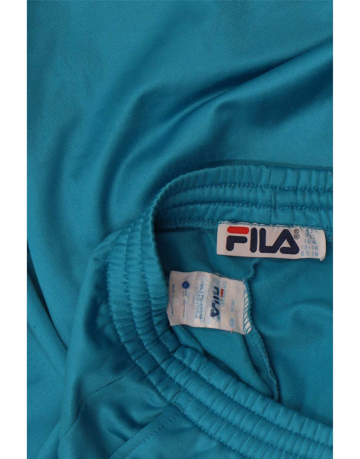 Fila Boys Tracksuit Trousers Joggers 13-14 Years Blue Polyester