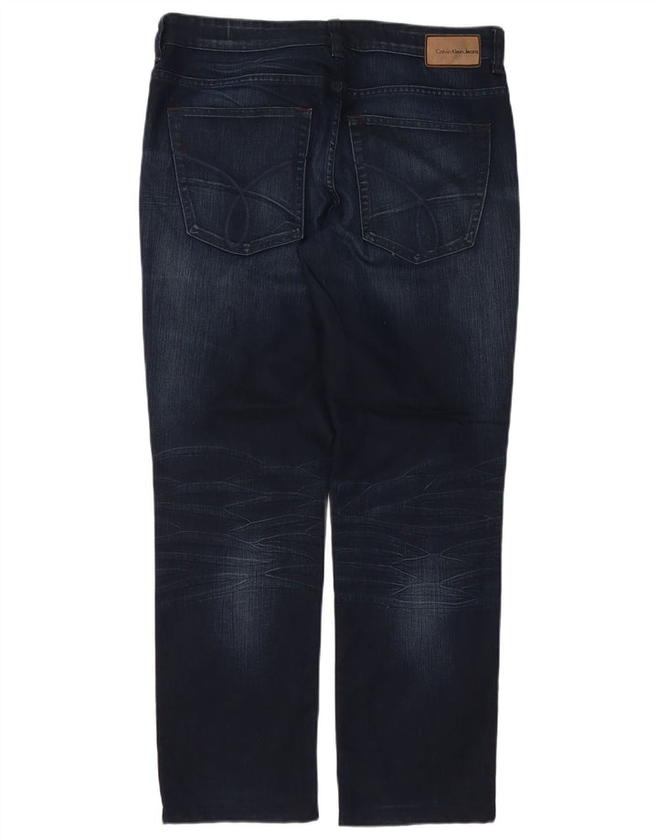 Calvin Klein Mens Regular Slim Jeans W32 L30 Blue