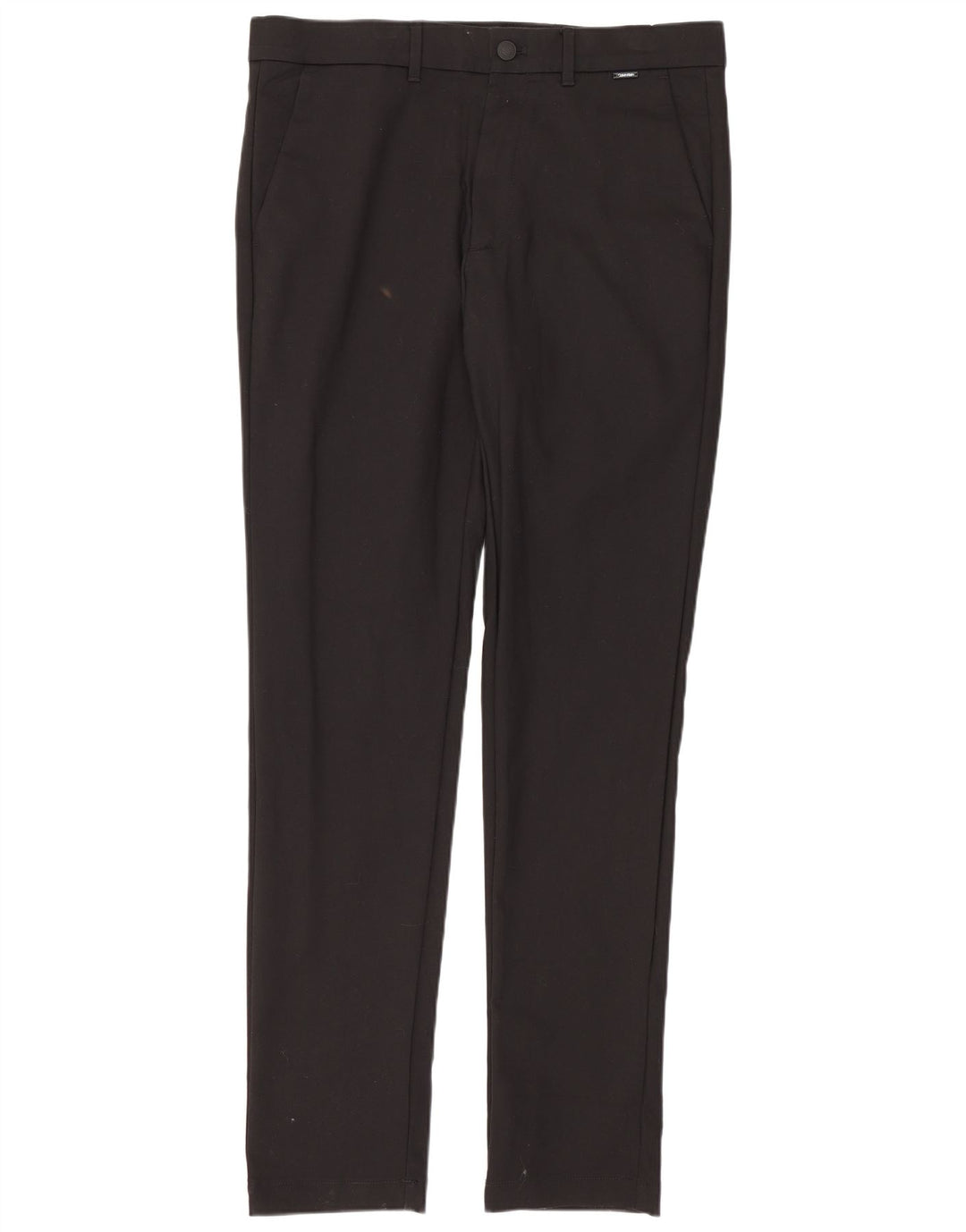 Calvin Klein Mens Slim Chino Trousers  W32 L32 Black