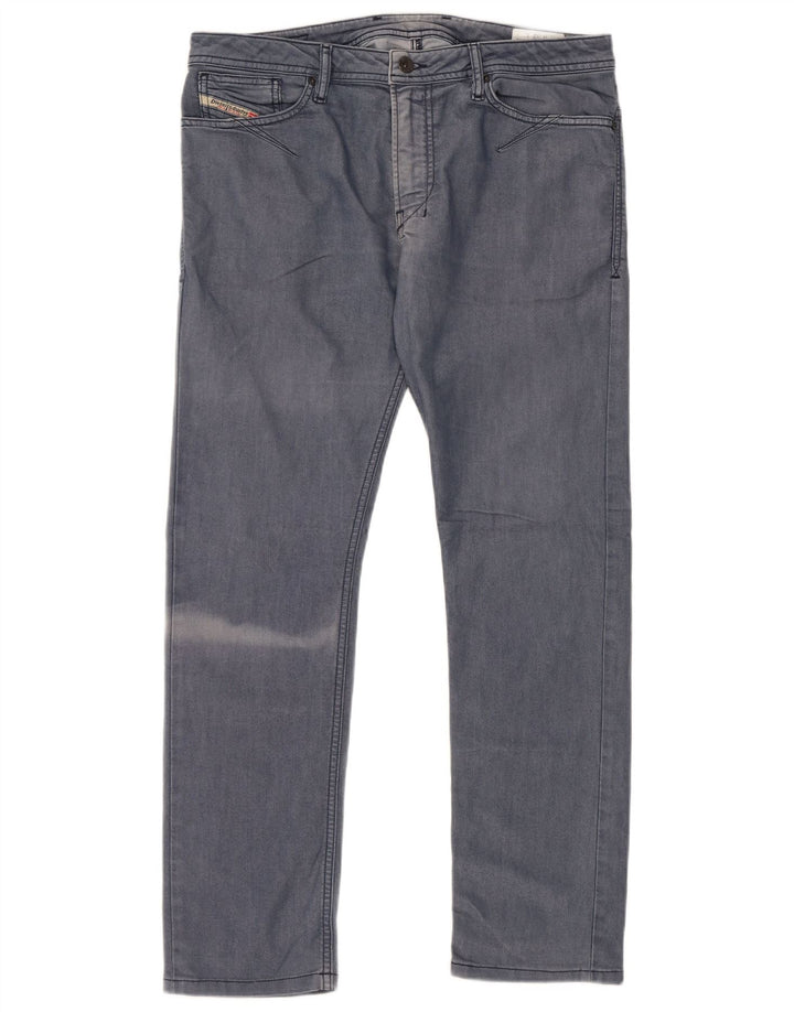 DIESEL Mens Shioner Slim Jeans W32 L29 Blue Cotton