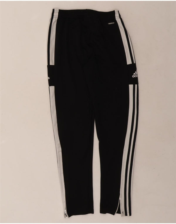 Adidas Boys Aeroready Tracksuit Trousers 13-14 Years Black Colourblock