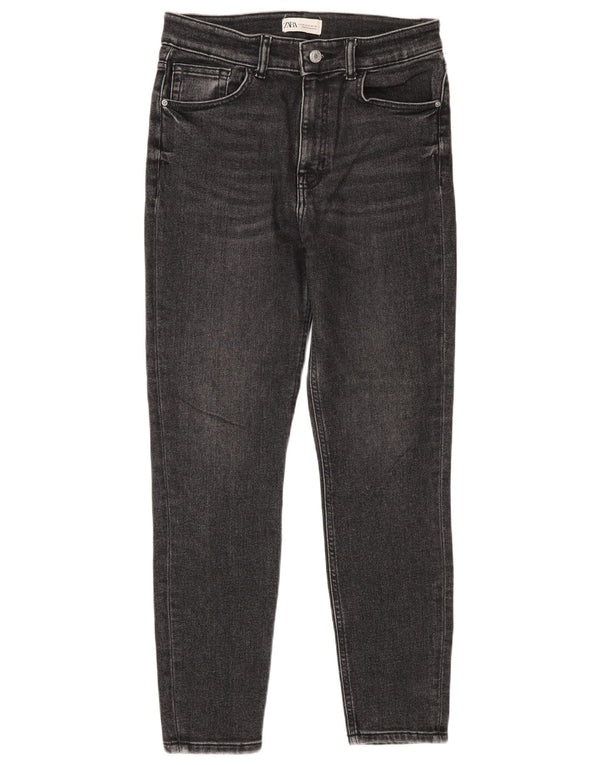 Zara Womens High Rise Skinny Jeans EU 40 Medium W30 L28 Grey