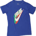 NIKE Boys Graphic T-Shirt Top 10-11 Years Medium Blue Cotton Vintage Nike and Second-Hand Nike from Messina Hembry 