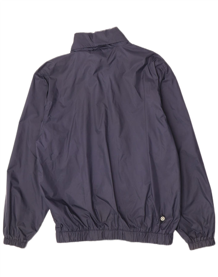 Colmar Mens Hooded Bomber Jacket IT 52 Large Navy Blue Polyamide
