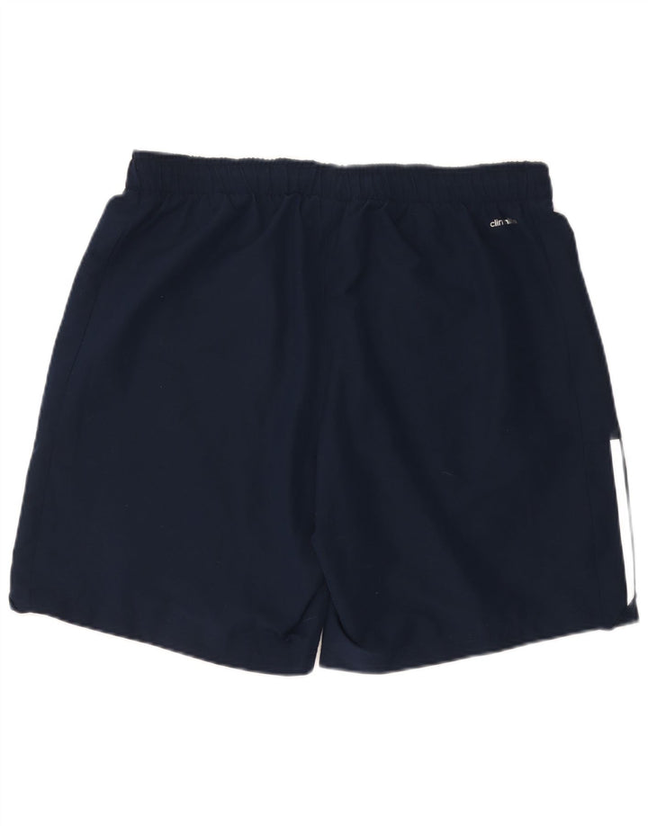 ADIDAS Mens Climalite Sport Shorts XL  Navy Blue Polyester