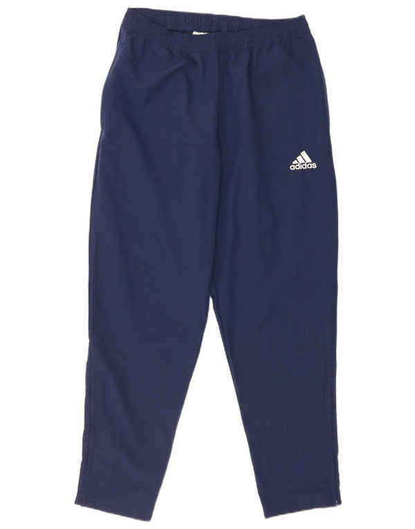 Adidas Mens Aeroready Tracksuit Trousers Medium Navy Blue Polyester