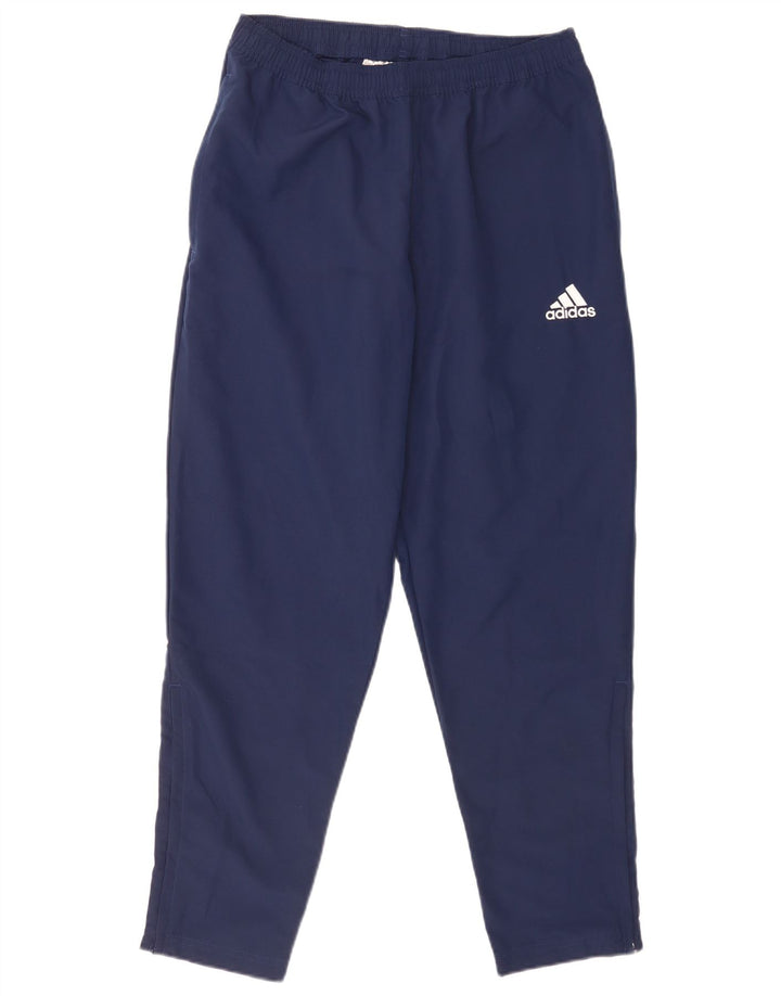 Adidas Mens Aeroready Tracksuit Trousers Medium Navy Blue Polyester