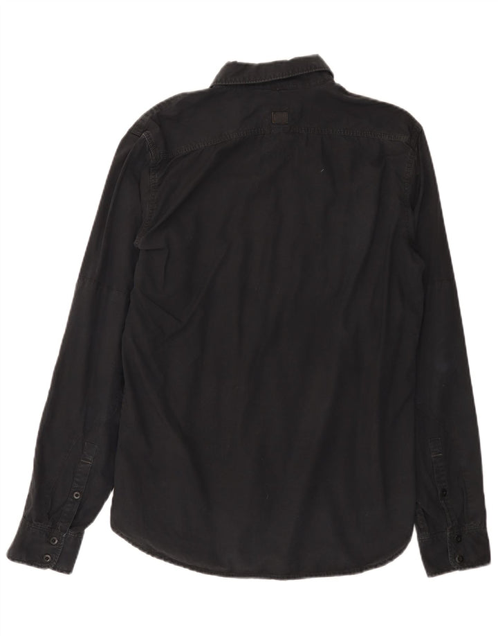G-Star Mens Shirt Medium Black Cotton