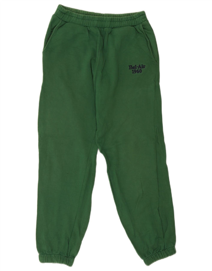 Zara Womens Tracksuit Trousers Joggers UK 12 Medium  Green