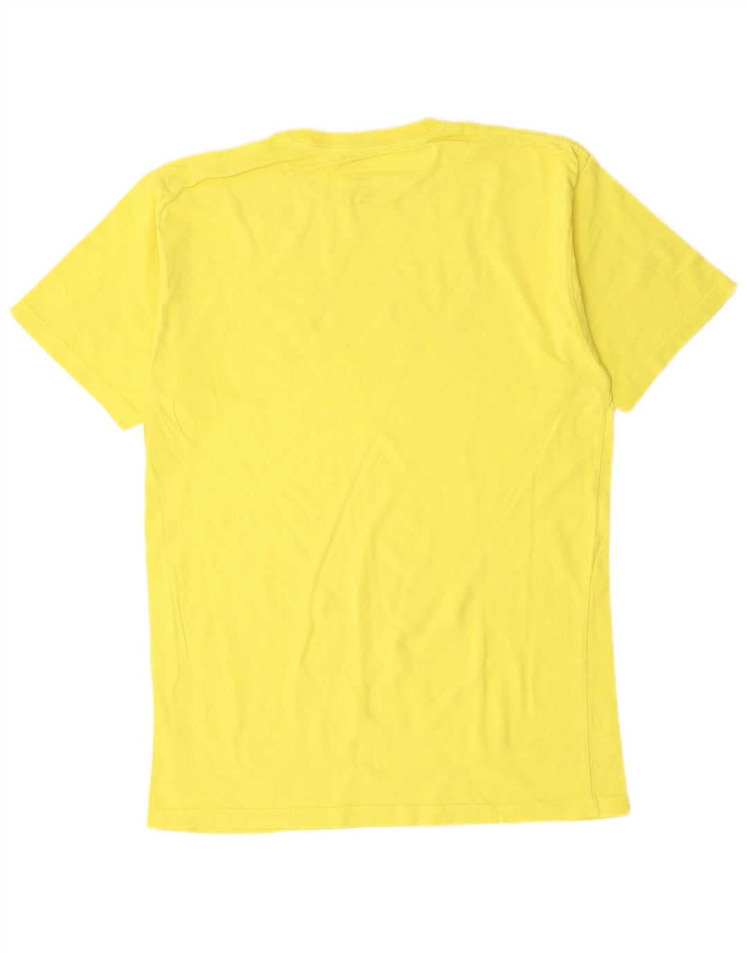 VANS Mens Classic Fit Graphic T-Shirt Top Medium Yellow Cotton