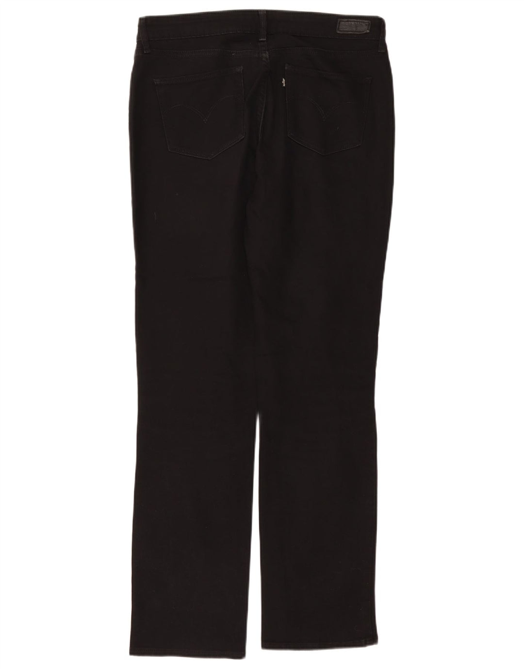 Levi's Womens Straight Casual Trousers W34 L31 Black