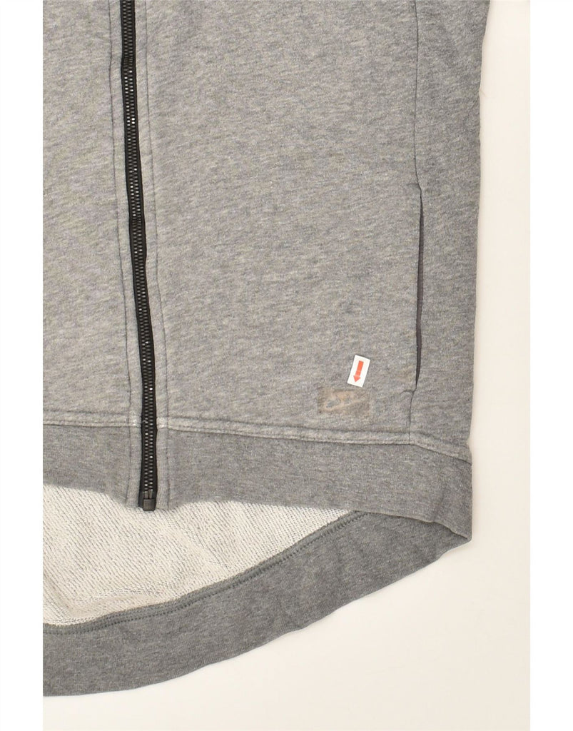 NIKE Mens Zip Hoodie Sweater Medium Grey Cotton Vintage Nike and Second-Hand Nike from Messina Hembry 