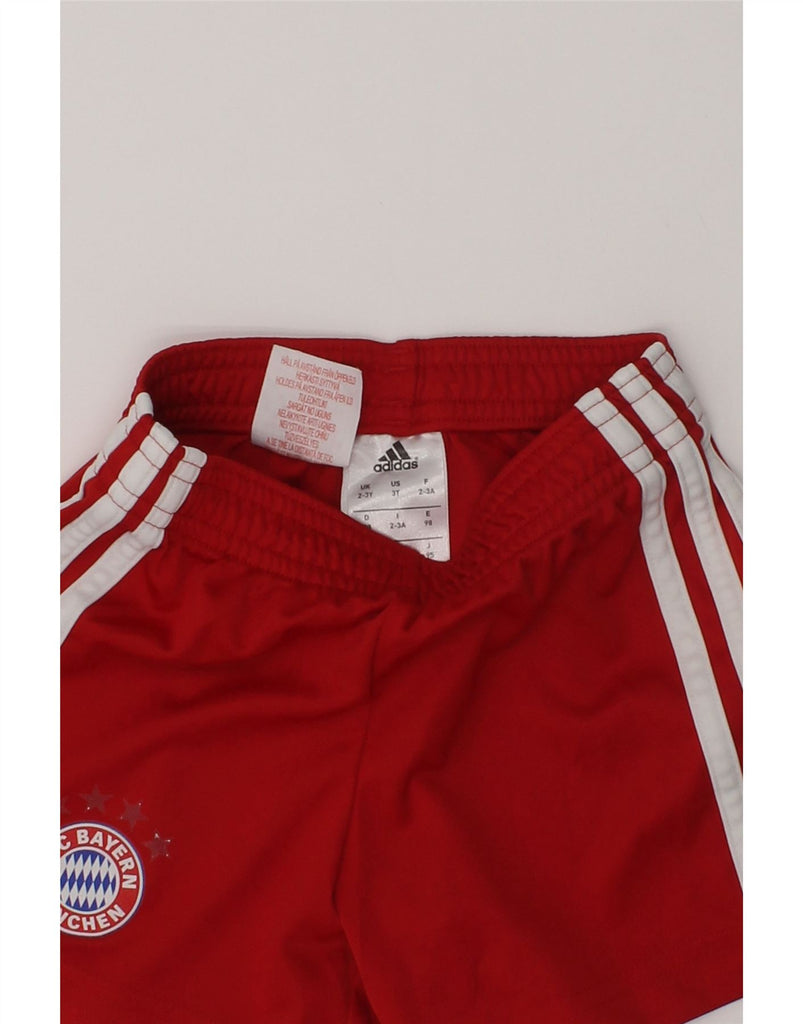 ADIDAS Boys Sport Shorts 2-3 Years Red Polyester | Vintage Adidas | Thrift | Second-Hand Adidas | Used Clothing | Messina Hembry 