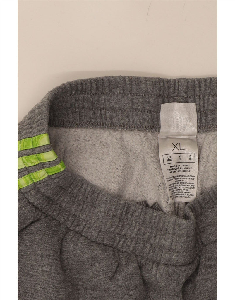 ADIDAS Womens Coupe Standard Tracksuit Trousers Joggers UK 18/20 XL  Grey Vintage Adidas and Second-Hand Adidas from Messina Hembry 