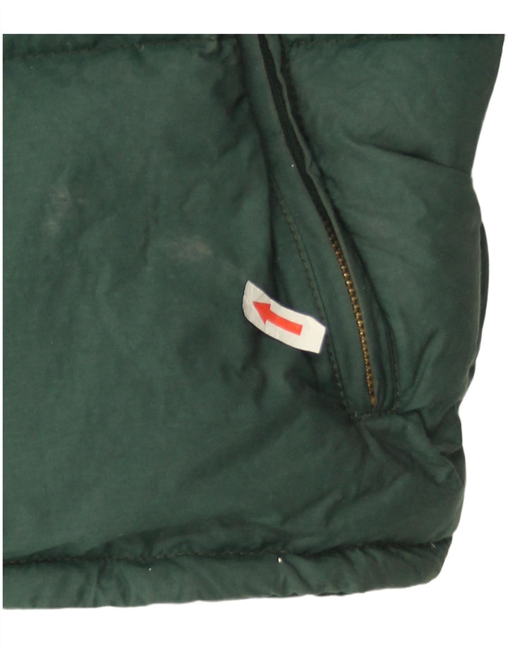 Martin's Womens Liner Padded Gilet UK 14 Medium Green Cotton