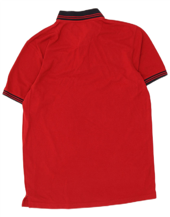 CHAMPION Mens Polo Shirt Large Red Cotton