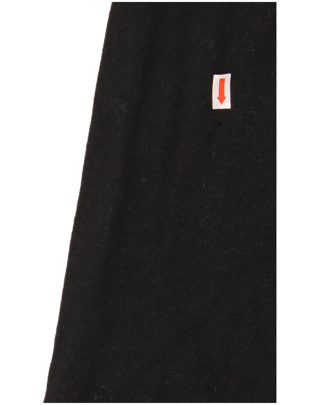 Benetton Womens Crew Neck Jumper Sweater IT 50 XL Black Wool
