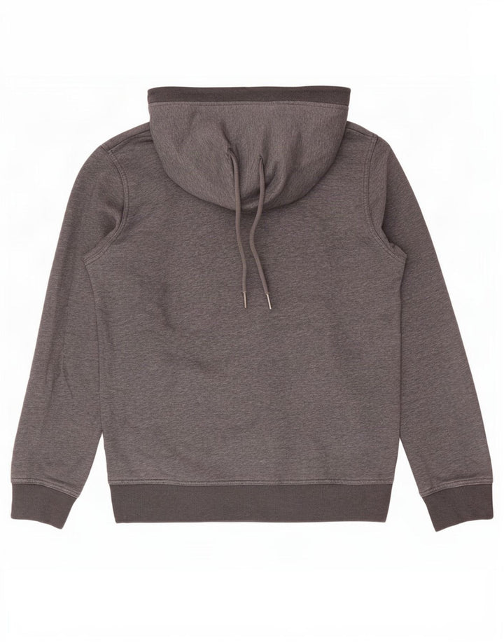 Gant Mens Graphic Hoodie Jumper Large Grey Cotton