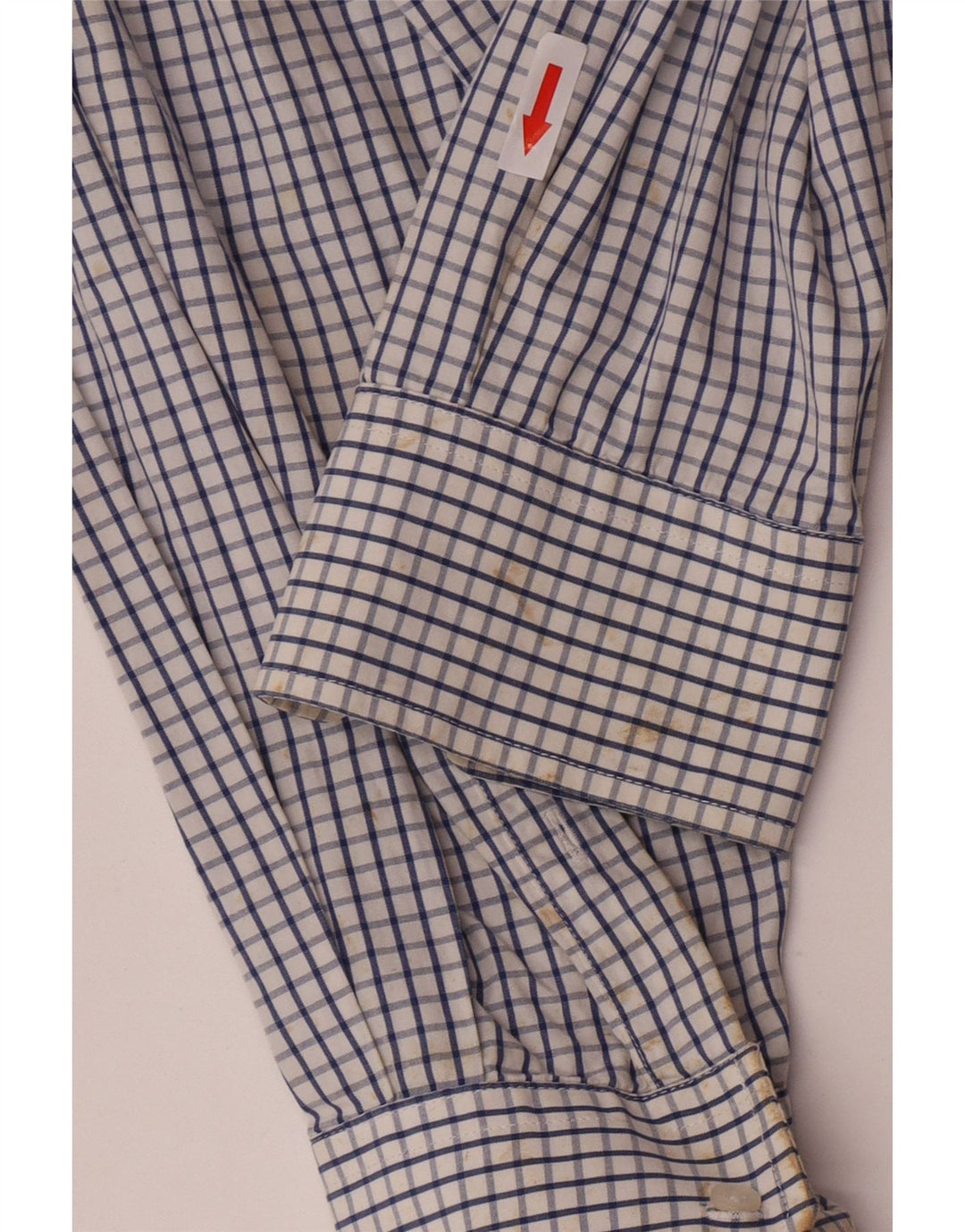 Fila Mens Shirt Medium Blue Check Cotton
