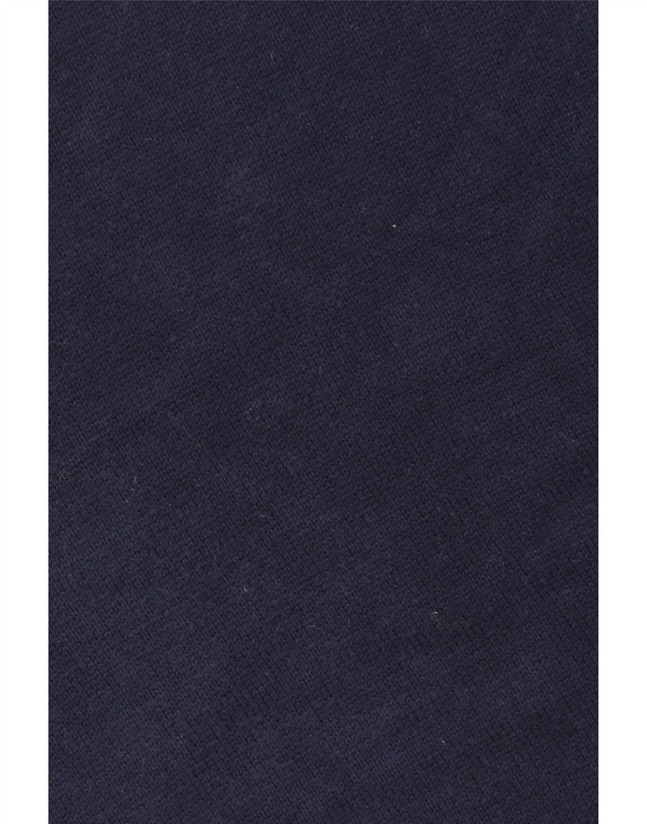 Marks & Spencer Mens Crew Neck Jumper Sweater Large Navy Blue Cotton