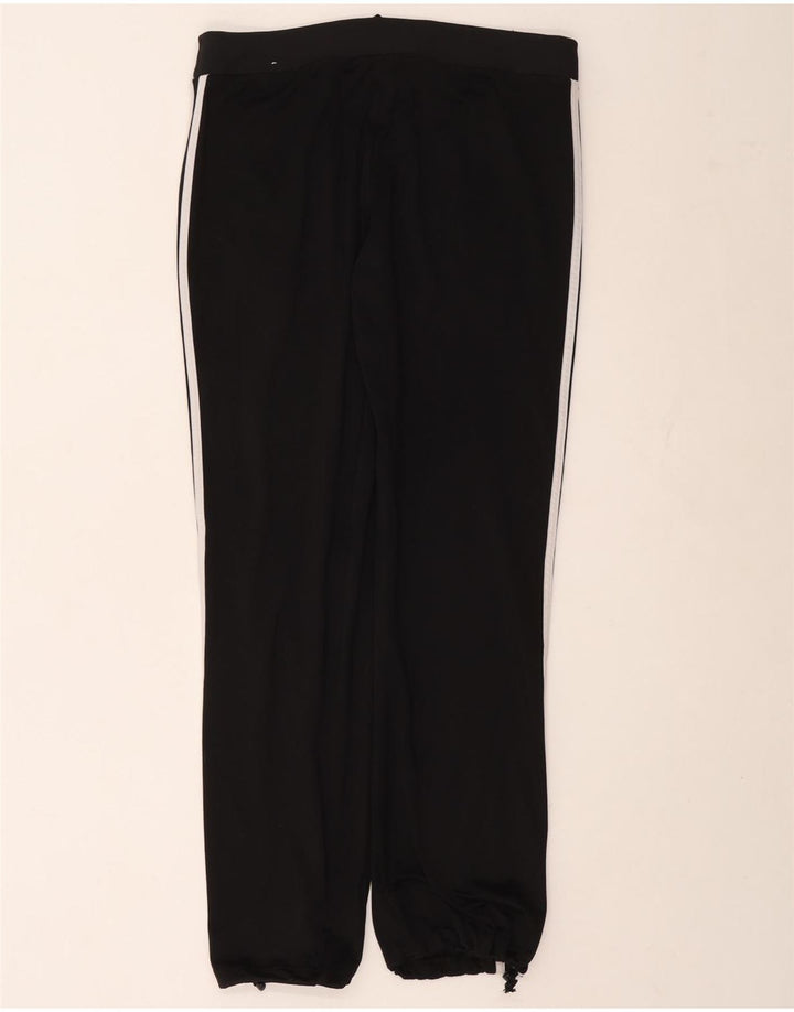 ADIDAS Womens Tracksuit Trousers Joggers UK 14 Large Black Polyester