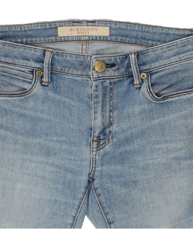 BURBERRY Womens BRIT Skinny Jeans W29 L29 Blue Cotton Vintage Burberry and Second-Hand Burberry from Messina Hembry 