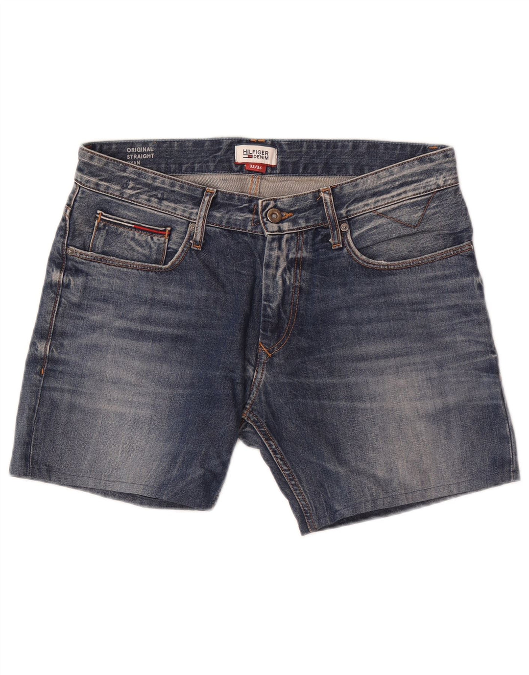 Tommy Hilfiger Mens Ryan Denim Shorts W33 Medium Blue