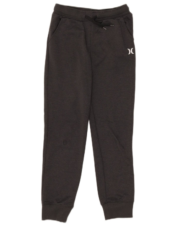 Hurley Boys Tracksuit Trousers Joggers 10-11 Years Medium Grey Polyester