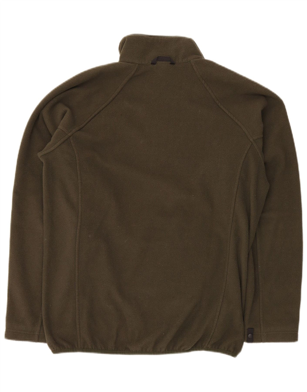 THE NORTH FACE Mens Fleece Jacket UK 36 Small Khaki Polyester