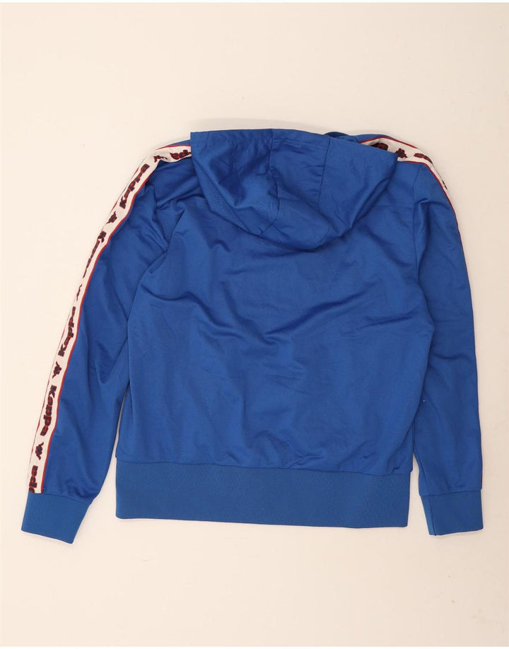 Kappa Mens Graphic Tracksuit Top Jacket XL Blue Colourblock Polyester