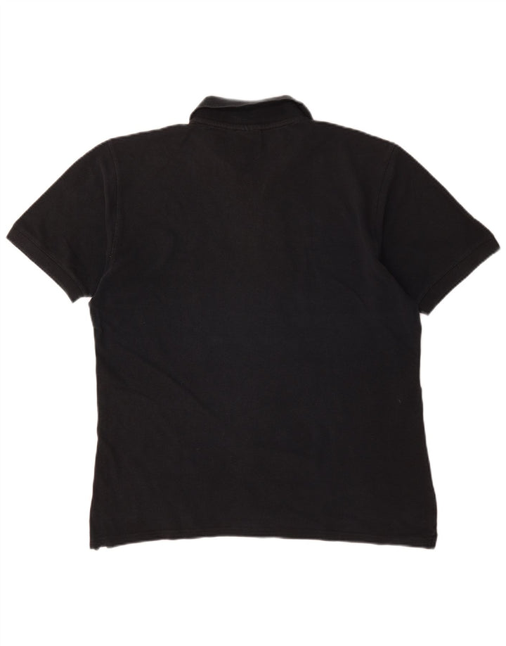 Diadora Mens Polo Shirt Medium Black Cotton