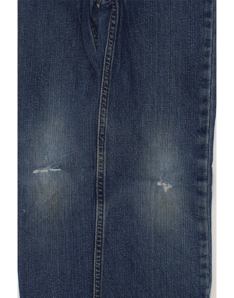CARHARTT Girls Distressed Straight Jeans 5-6 Years W20 L19 Blue Cotton Vintage Carhartt and Second-Hand Carhartt from Messina Hembry 