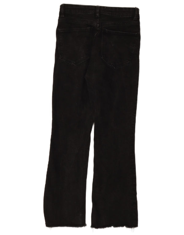 Zara Womens Bootcut Jeans EU 36 XS W26 L25 Black
