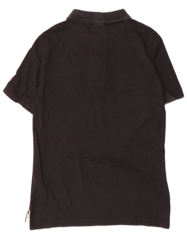 Nike Boys Polo Shirt 12-13 Years Large Black Cotton
