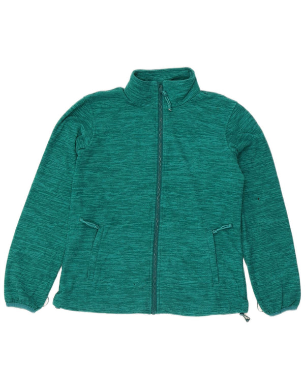 Mountain Warehouse Womens Liner Fleece Jacket UK 10 Small Green Flecked