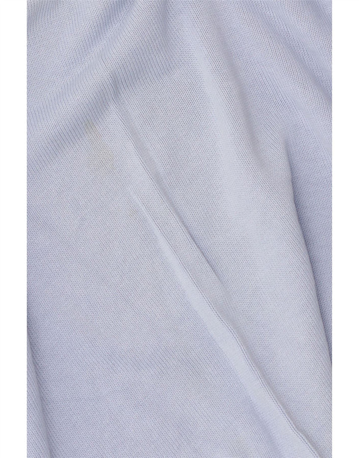 Marks & Spencer Mens Blue Harbour V-Neck Jumper Sweater Large Blue Cotton
