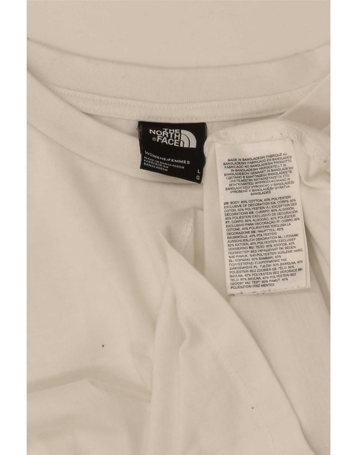The North Face Mens Graphic T-Shirt Top Large White Cotton