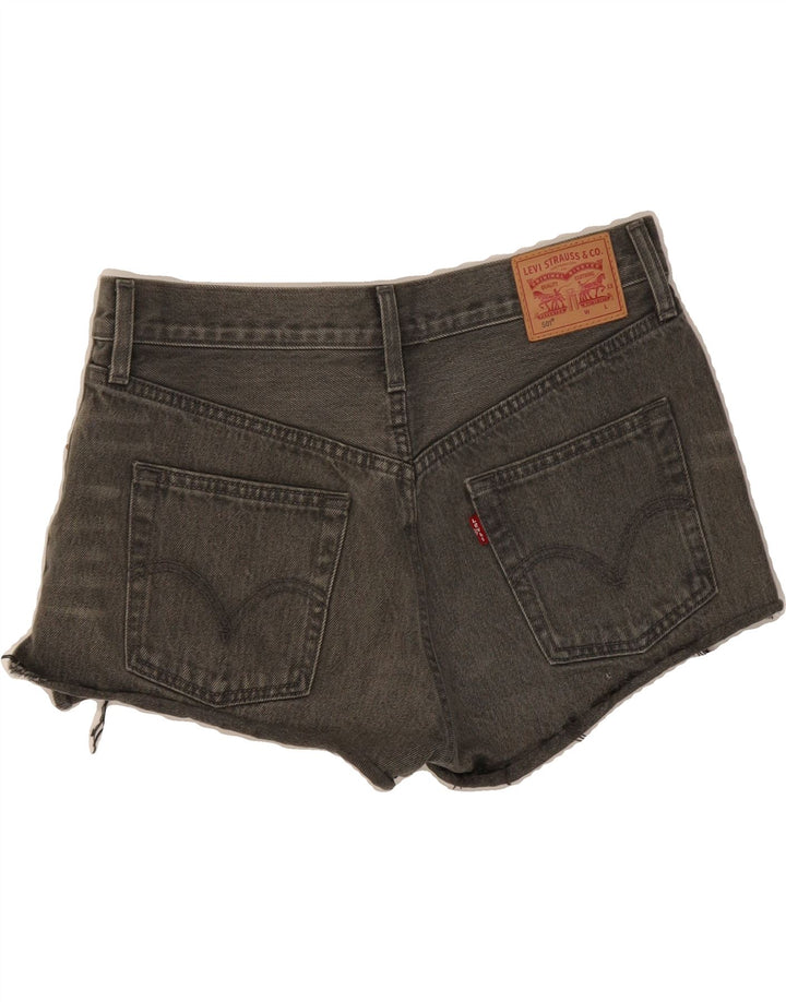 LEVI'S Womens 501 Denim Shorts W28 Medium  Grey Cotton Vintage Levi's and Second-Hand Levi's from Messina Hembry 